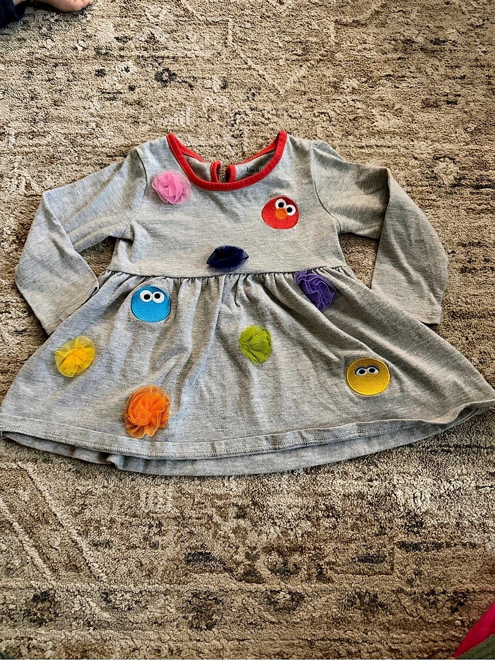 Isaac Mizrahi Sesame Street Appliqué Dress Baby 18M